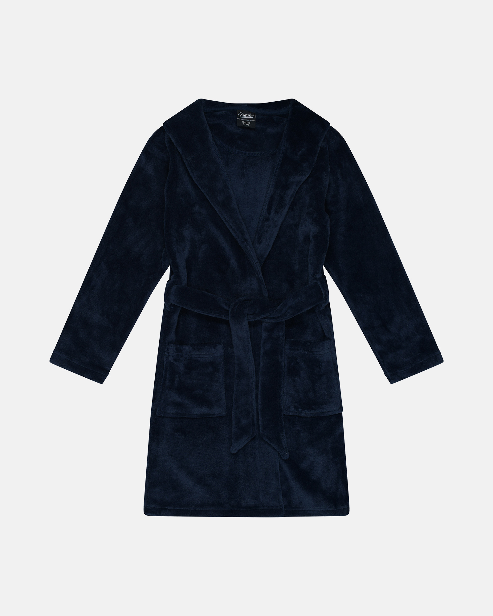 Recycelte Polyester, Bademantel, Navy, Jungen -Claudio Recycelte Polyester, Bademantel, Navy, Jungen -Claudio