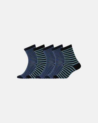 Bio-Baumwolle, Socken, 5-pack, Mehrfarbig, Jungen