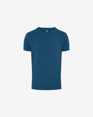 Bambus, T-Shirt O-Ausschnitt, Blau -JBS of Denmark Men