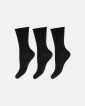 Bambusviskose | Socken | 3-pack | Schwarz - Decoy