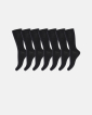 Bio-Baumwolle, Socken, Blickdicht, 7-Pack, Schwarz -Decoy