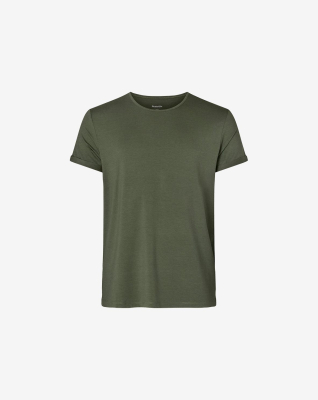 Bambus, Jimmy T-Shirt, Army -Resteröds