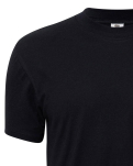 Bio-Baumwolle, T-Shirt Rundhals "Jersey", Schwarz -Dovre