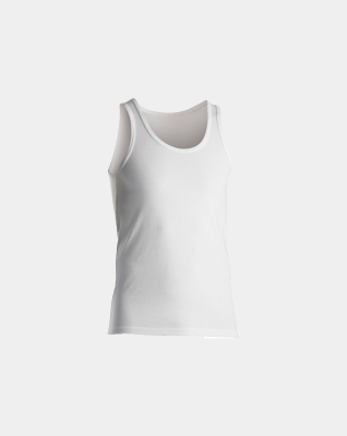 Unterhemd "jersey", Bio-Baumwolle, Weiss