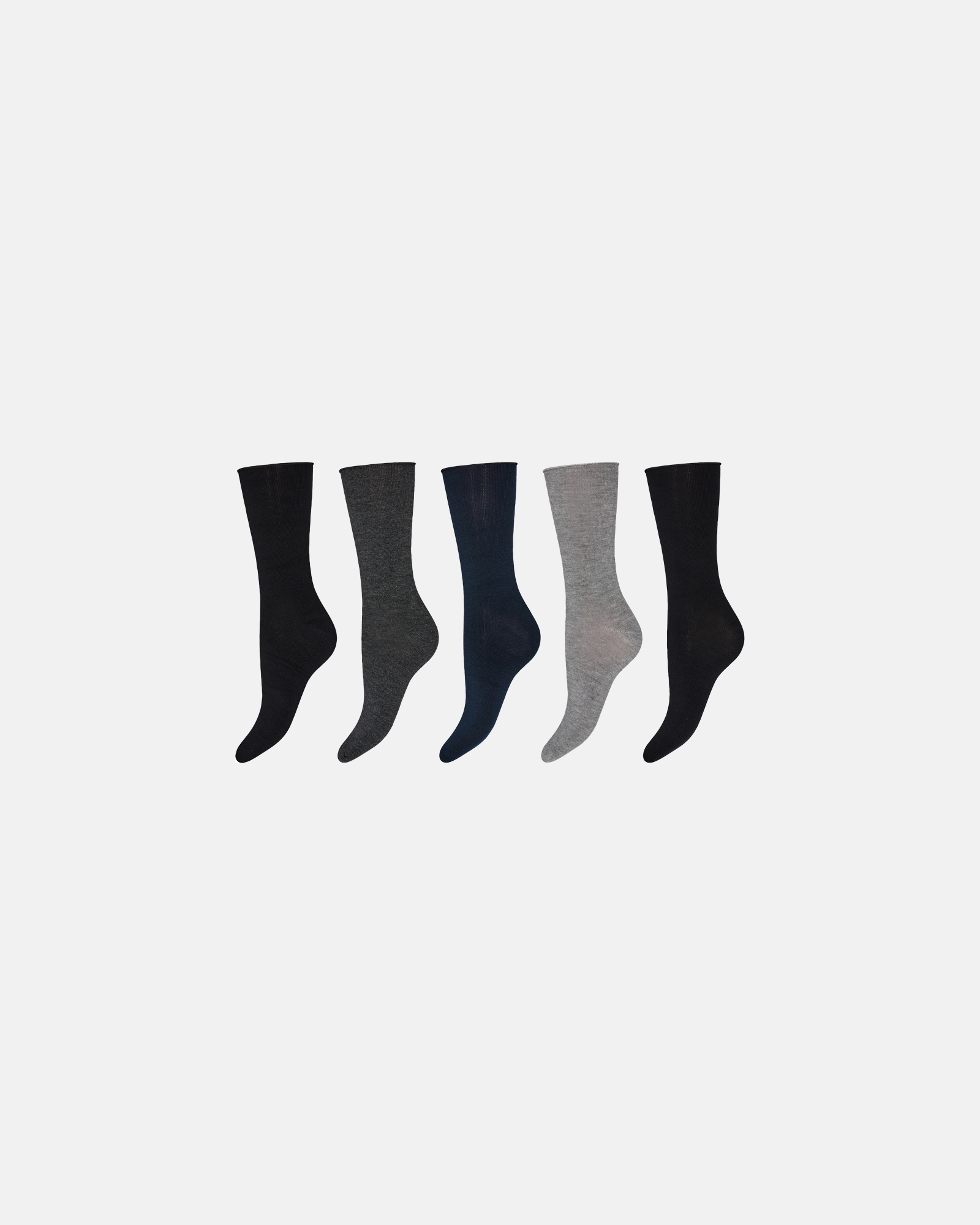 Bambus, Knöchelsocken, 5-pack, Mehfarbig -Decoy Bambus, Knöchelsocken, 5-pack, Mehfarbig -Decoy
