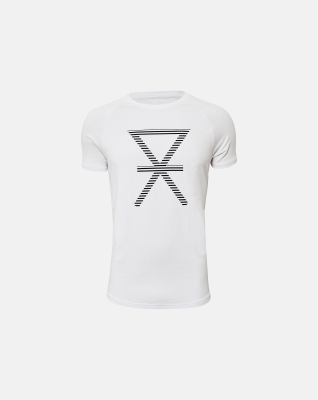 Bambus, T-Shirt, Weiß mit Aufdruck -JBS of Denmark Men
