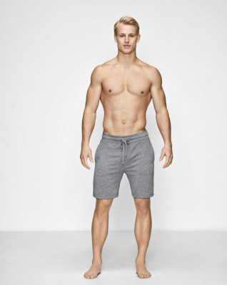 Bambus, Sweat-Shorts, Grau -JBS of Denmark Men