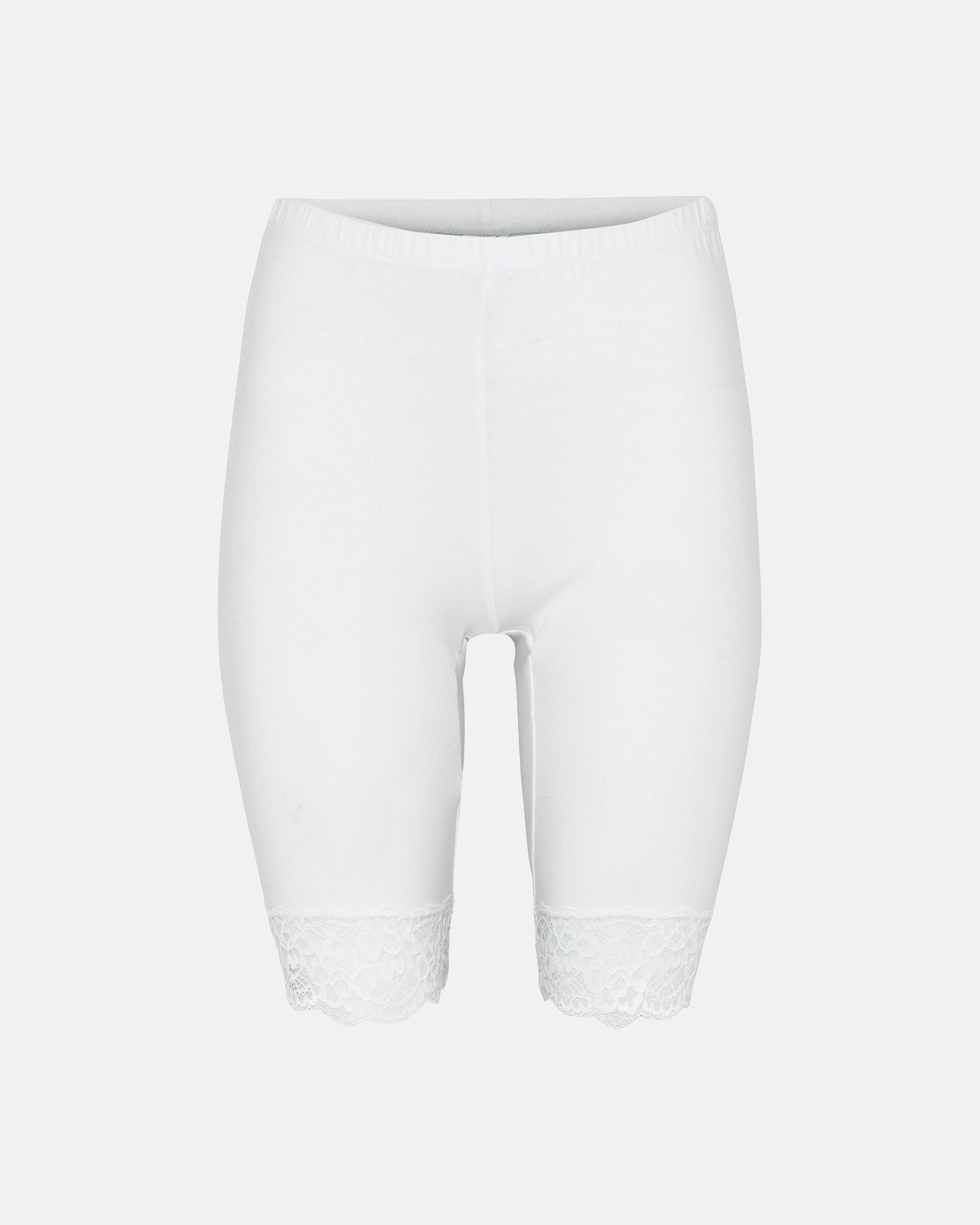 Bio-Baumwolle, Bikershorts mit Spitze, Weiß -Decoy Bio-Baumwolle, Bikershorts mit Spitze, Weiß -Decoy