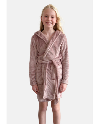 Recycelte Polyester, Bademantel, Rose