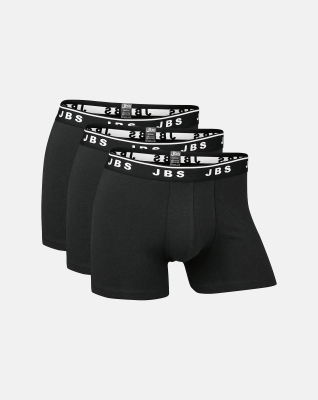Bio-Baumwolle, Unterhosen, 3-pack, Schwarz