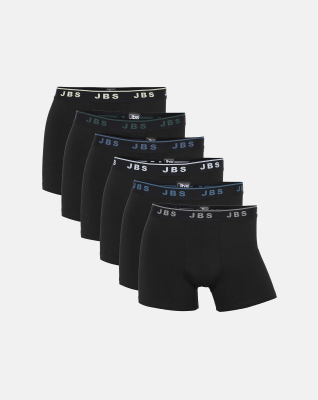 Bio-Baumwolle, Tights, 6er-pack, Schwarz