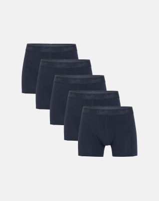 Bio-Baumwolle, Boxershorts, 5-pack, Navy, Jungen