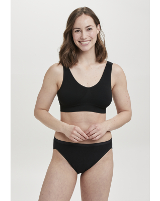 Bio-Baumwolle, Tai Panties, 5-Pack, Schwarz -Decoy