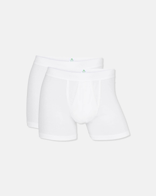 Bio-Baumwolle, Unterhosen, 2-pack, Weiß