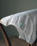 Bio-Baumwolle, Unterhemd, 2-pack, Weiß -Dovre