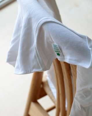 Bio-Baumwolle, T-Shirt, 2-pack, Weiß