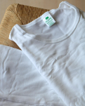 Bio-Baumwolle, T-Shirt, 2-pack, Weiß