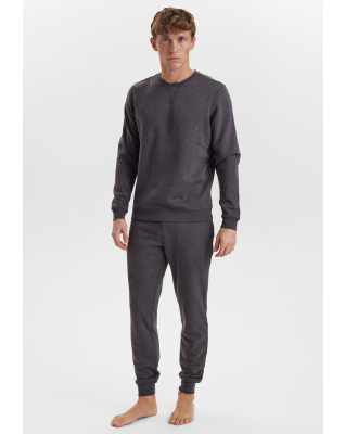 Recycelte polyester, Sweatshirt, Grau melange