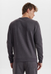 Recycelte polyester, Sweatshirt, Grau melange