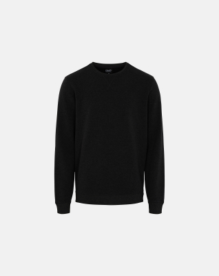 Recycelte polyester, Sweatshirt, Schwarz