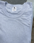 Bio-Baumwolle, Langärmelig T-Shirt "Rib", Hellgrau -Dovre