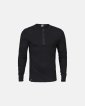Langarmshirt "Grandad" | Bio-Baumwolle | Schwarz - Dovre