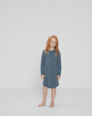 Bambus, Nachthemd langarm, Blau -JBS of Denmark Kids