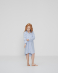 Bambus, Hemdkleid, Blau gestreift -JBS of Denmark Kids