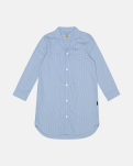 Bambus, Hemdkleid, Blau gestreift -JBS of Denmark Kids