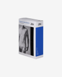 Bio-Baumwolle, Unterhemd mit V-Ausschnitt, 6-pack, Schwarz -JBS