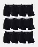 Tights 9-pack, Bambusviskose, Schwarz