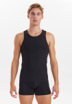 Bambusviskose, Unterhemd, 6-pack, Schwarz