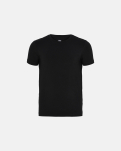 Bambusviskose, Unterhemd T-Shirt, 6-Pack, schwarz - Junge