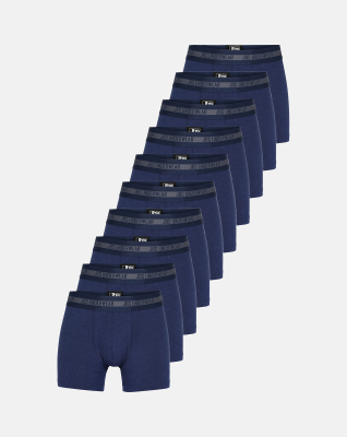 Bambus, Unterhosen, 10-pack, Navy - Junge -JBS