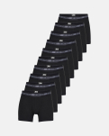 Bambusviskose, Unterhosen, 10-pack, Schwarz - Junge