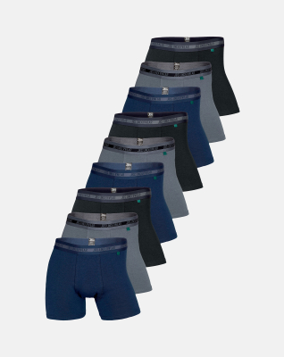 Tights 9-pack, Bambusviskose, Schwarz/Grau/Blau