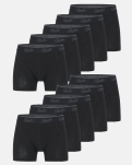 Bio-Baumwolle, Boxershorts, 10-pack, Schwarz, Jungen