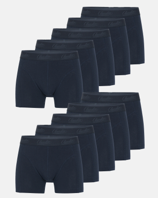 Bio-Baumwolle, Boxershorts, 10-pack, Navy, Jungen