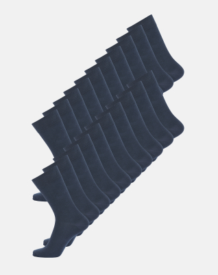 Socken, 20-pack, Bio-Baumwolle, Marine