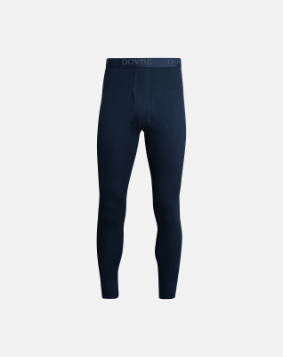 Long johns 2-pack, Bio-Baumwolle, Marine