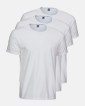 3-pack Bio-Baumwolle, T-shirt, o-neck, Weiß - Dovre