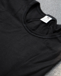 3-pack Bio-Baumwolle, T-shirt, o-neck, Schwarz -Dovre