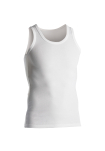 4-pack Bio-Baumwolle, Unterhemd "Rib", Weiß -Dovre