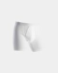 5-pack Bio-Baumwolle, Boxershorts mit Schlitz "Rib", Weiß -Dovre