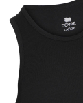 Tanktop 6-pack, Bambusviskose, Schwarz