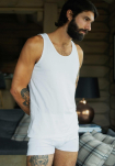 Tanktop 3-pak, Bio-Baumwolle, Weiß