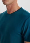 T-Shirt Rundhalsausschnitt 2-pack, Bambusviskose, Grün