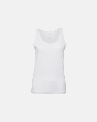 Bio-Baumwolle, Tanktop 4-pack, Weiß