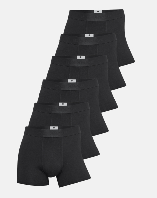 Tights 6-pack, Bambusviskose, Schwarz