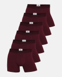 Bambusviskose, Unterhosen, 6-Pack, Rot -JBS of Denmark Men